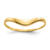 Gold Polished Dome Rings