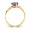 10k CZ Birthstone Claddagh Rings