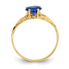 10k CZ Birthstone Claddagh Rings