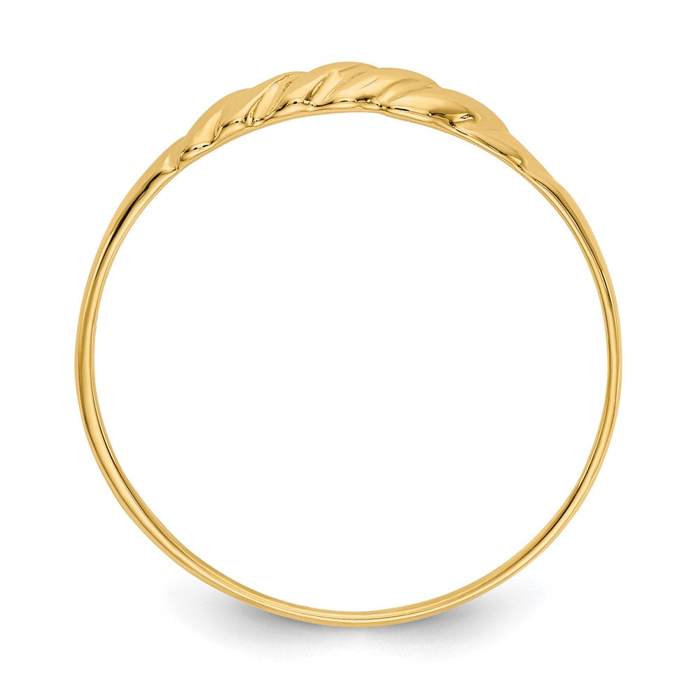 Gold Polished Classic Rings