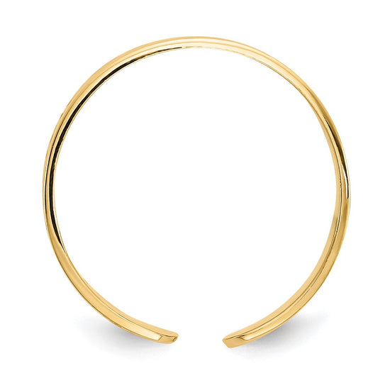 Gold Polished Greek Key Toe Rings