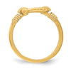 Gold Polished Shackle Rings