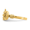 Gold Polished Shackle Rings