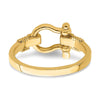 10K Shackle w/ Rope Edge Ring (Size 7)