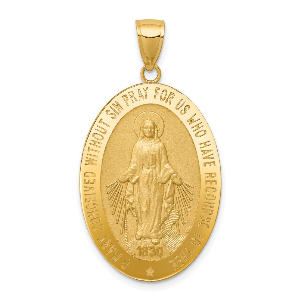Gold Miraculous Medal Pendants