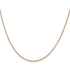 10k Rose Gold .70mm Box Chain