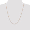 10k Rose Gold .70mm Box Chain