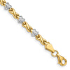 Gold Polished Heart Bracelets
