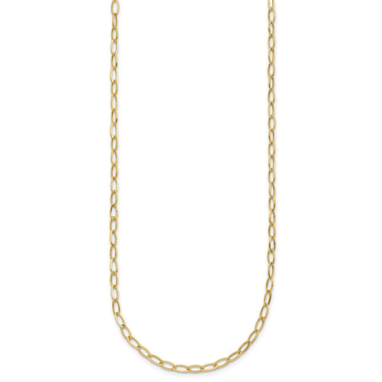 10k Oval Link 18Necklace