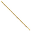 10K Gold Polished Fancy Byzantine Bracelet