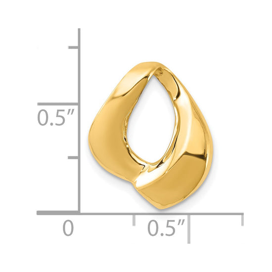 Gold Polished Slide Pendants