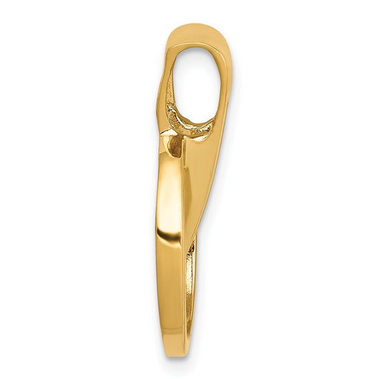 Gold Polished Slide Pendants