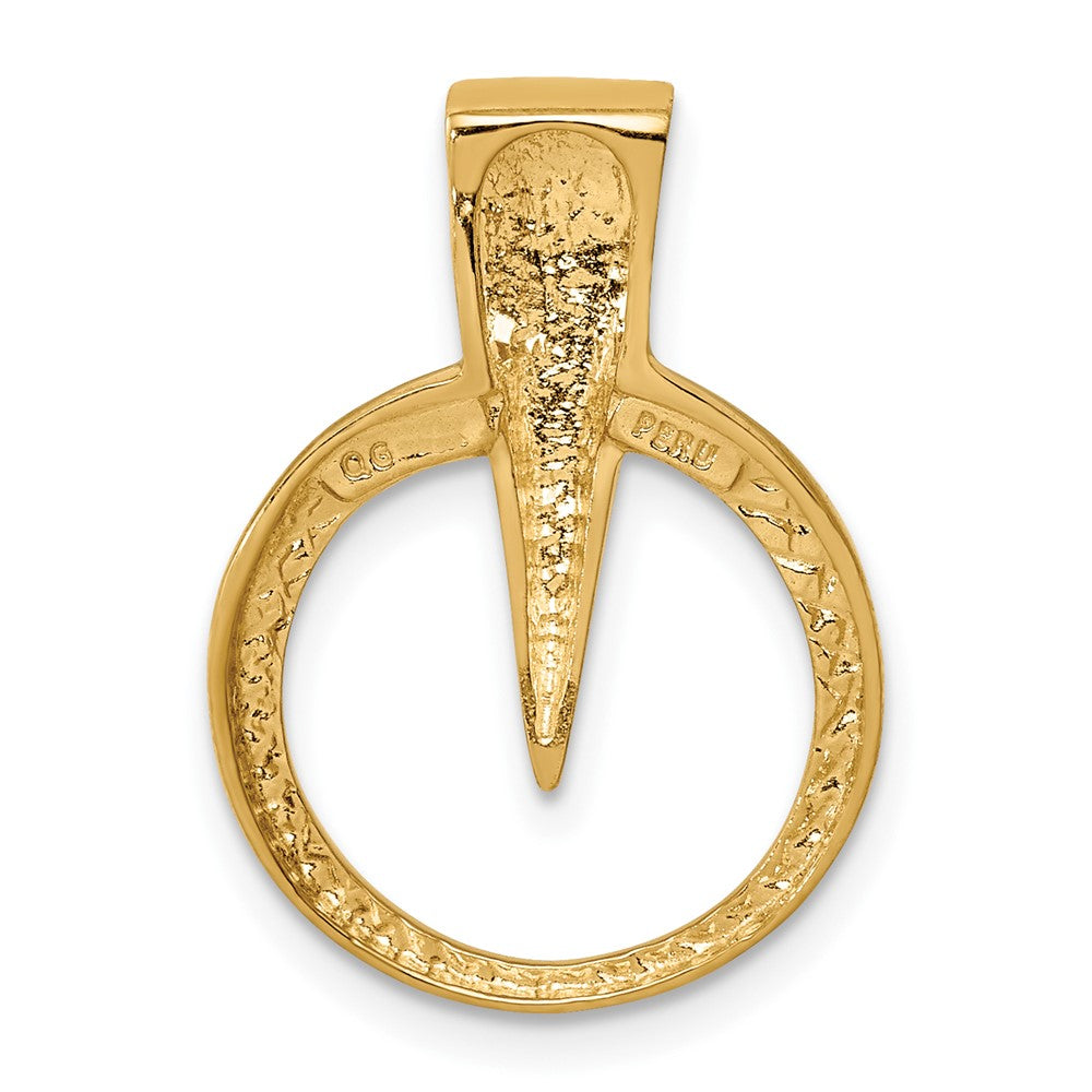 Gold Polished Slide Pendants