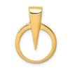 Gold Polished Slide Pendants