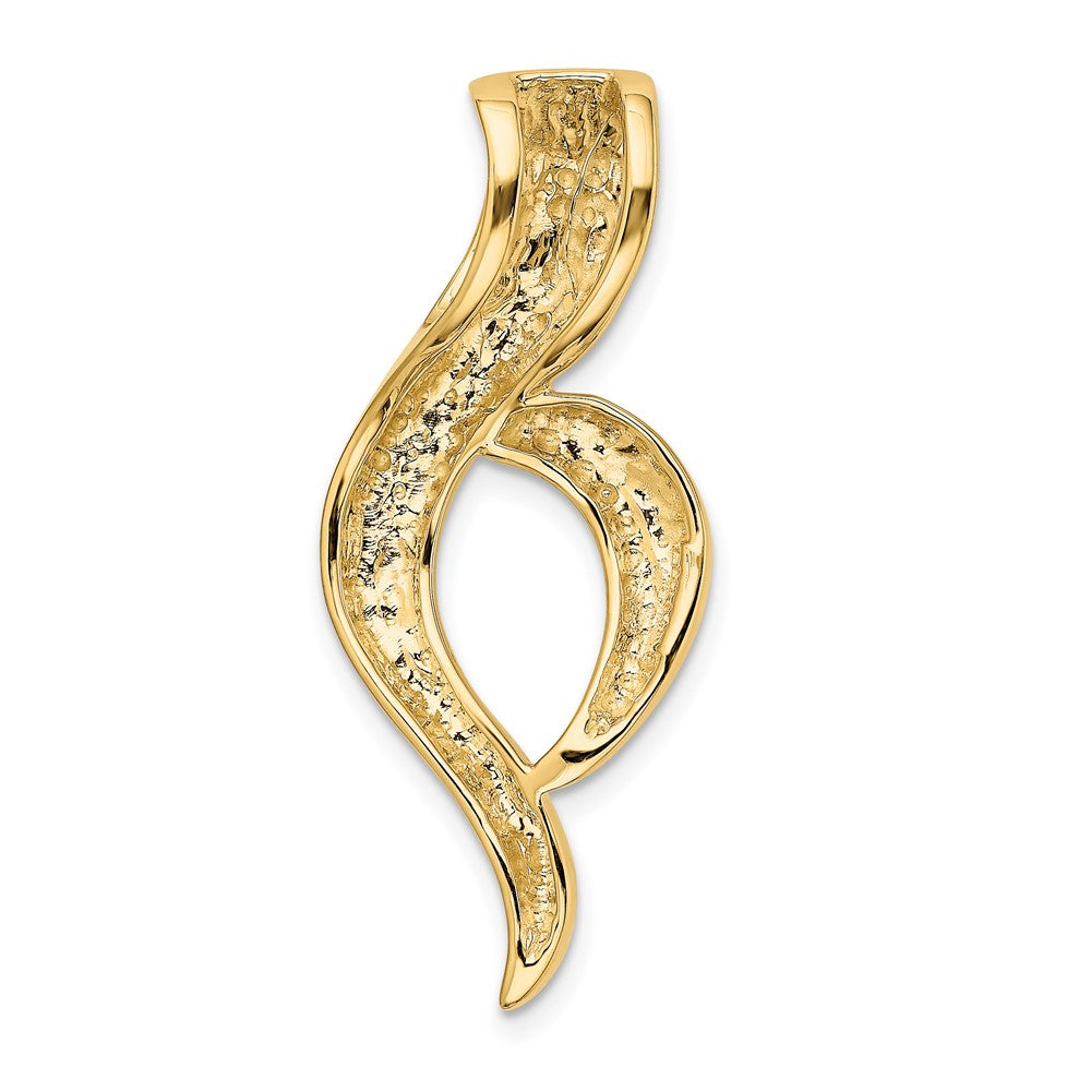 Gold Polished Slide Pendant