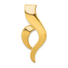Gold Polished Slide Pendant