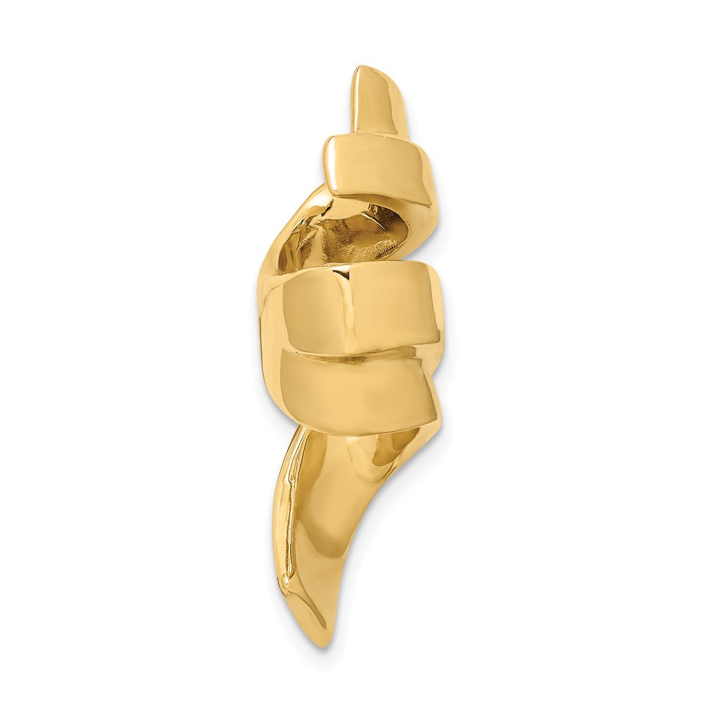 Gold Polished Slide Pendant