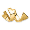 Gold Polished Slide Pendant