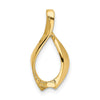 Gold Polished Slide Pendants