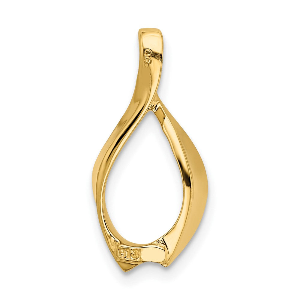 Gold Polished Slide Pendants