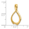 Gold Polished Slide Pendants