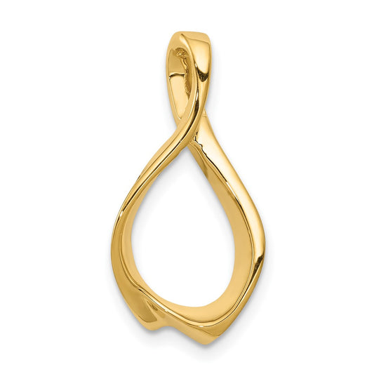 Gold Polished Slide Pendants