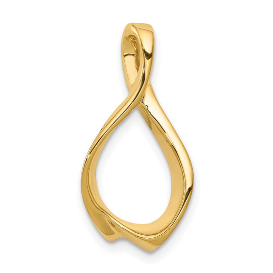 Gold Polished Slide Pendants