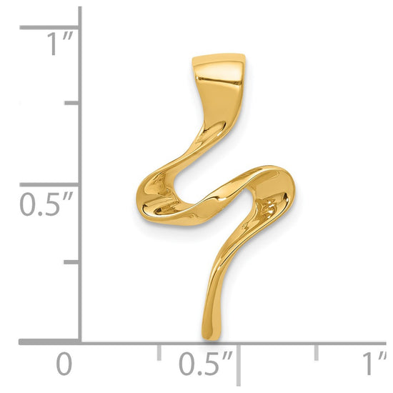 Gold Polished Slide Pendants