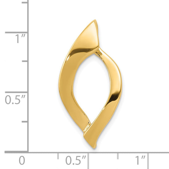 Gold Polished Slide Pendants