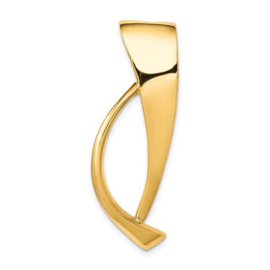 Gold Polished Slide Pendant