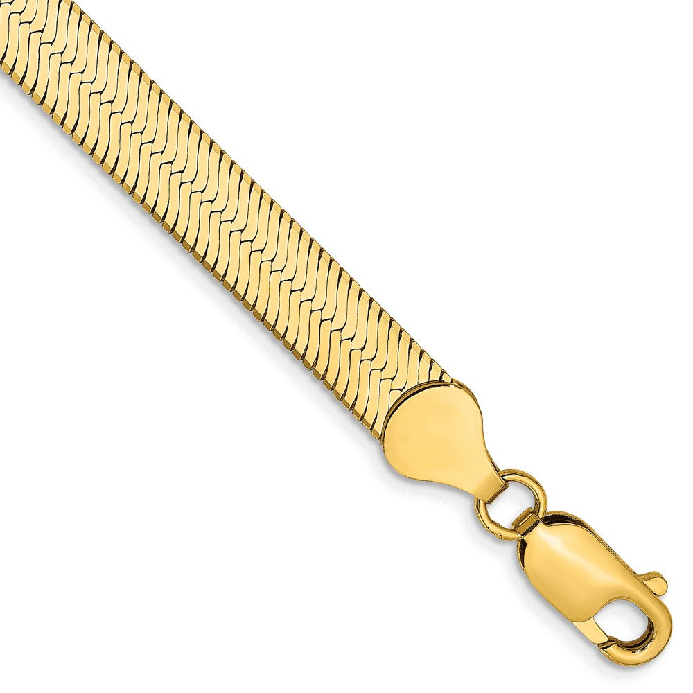 Gold (10K & 14K) Silky Herringbone Chain
