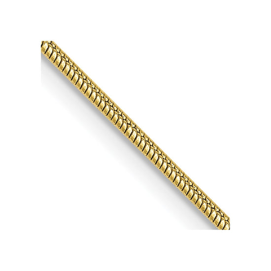 Gold (10K & 14K) Round Snake Chain