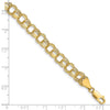 Gold Triple Link Charm Bracelets