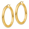 10k Polished 5mm Tube Hoop Earrings