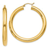 10k Polished 5mm Tube Hoop Earrings