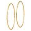 10k Polished Endless Tube Hoop Earrings