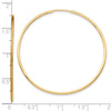 10k Polished Endless Tube Hoop Earrings