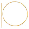 10k Polished Endless Tube Hoop Earrings