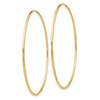 10k Polished Endless Tube Hoop Earrings