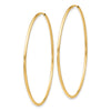 10k Polished Endless Tube Hoop Earrings
