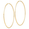 10k Polished Endless Tube Hoop Earrings