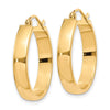 10k Polished Hoop Earring