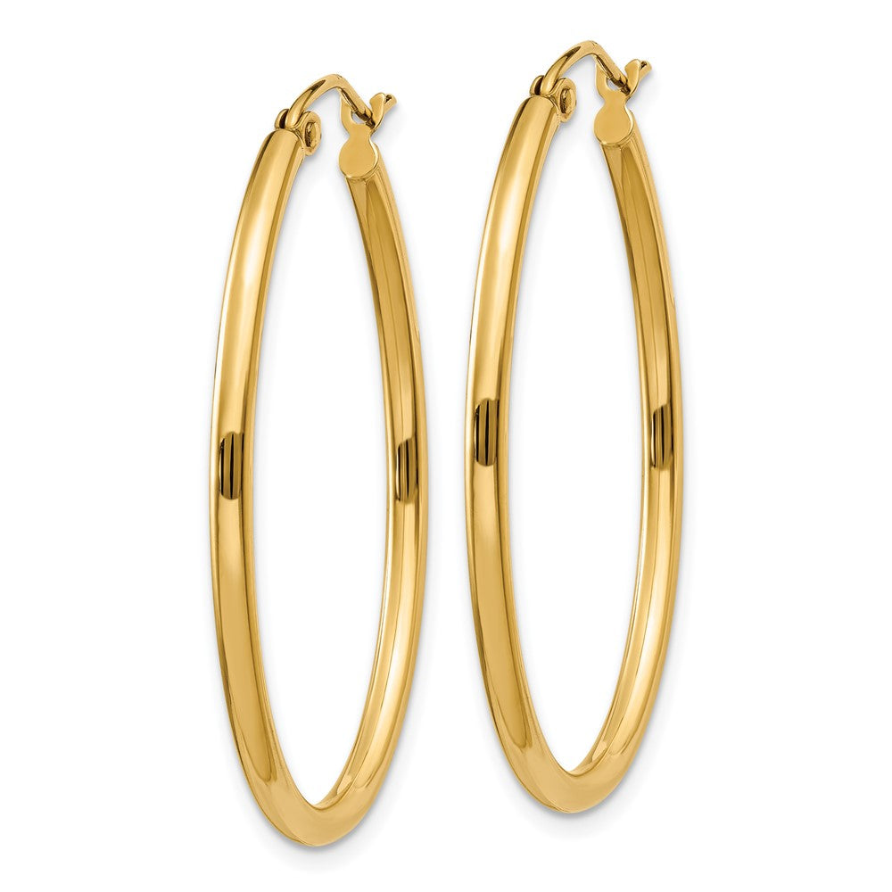 Oval Hoop Earrings
