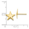 10k Nautical Star Post Earrings