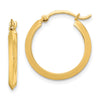 10k Polished Hoop Earrings