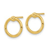 Circle Post Earrings