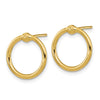 Circle Post Earrings