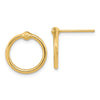 Circle Post Earrings