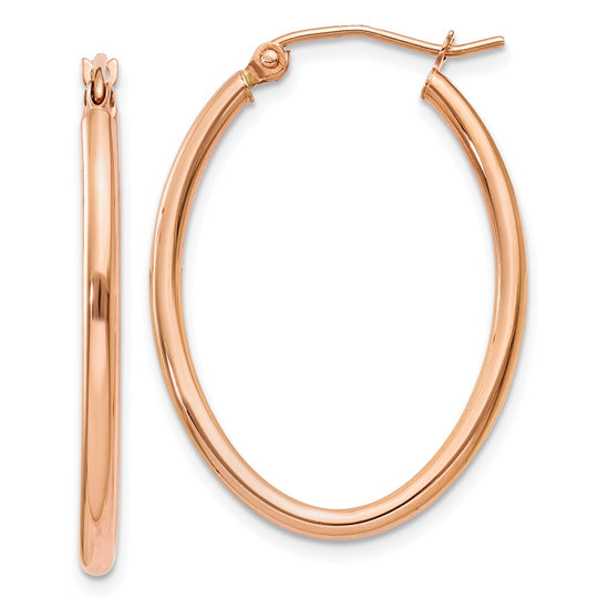 Oval Hoop Earrings