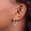 Oval Hoop Earrings